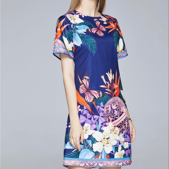 NWOT floral mini pretty dress - Picture 1 of 11